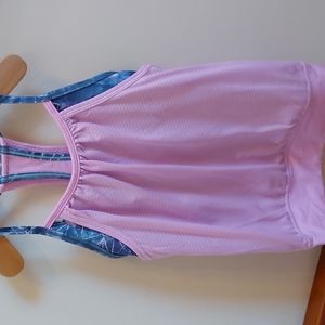 Pink Ivivva girls active tank size 6